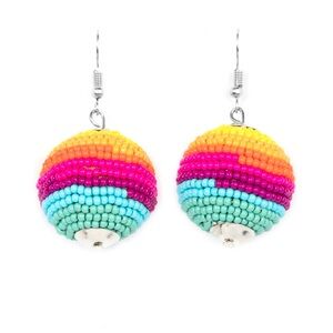 Colorful Seed Bead Earrings